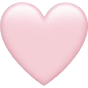 Light pink heart  sticker