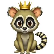King Julien from Madagascar  sticker