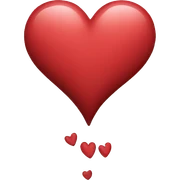Hearts sticker