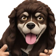 girl with dog and gun sticker