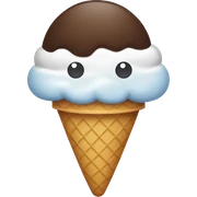 Ice cream sticker