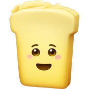 yellow butter sticker