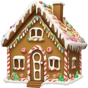 gingerbread house sticker