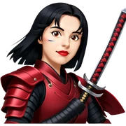 Fierce Samurai sticker
