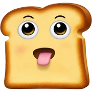 embarrassed toast sticker