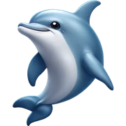lovely pretty dolphin in love sticker