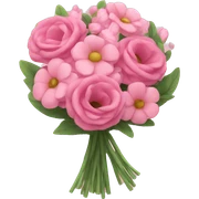 Pink bouquet  sticker