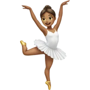 A bailarina jumping sticker