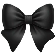 black bow sticker