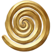 Golden spiral sticker