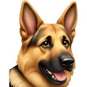 German shepherd  sticker