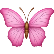 borboleta rosa sticker