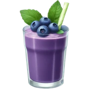 Smoothy blueberry sticker