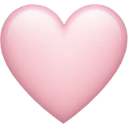 Light pink heart  sticker