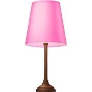 Tall pink lamp sticker