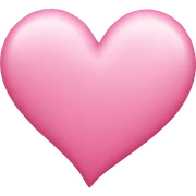 Pink heart sticker