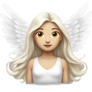 Angel girl sticker