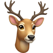 New Year's Deer sticker
