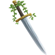 sword with vines sticker