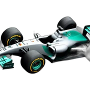 formula 1 mercedes W14 sticker