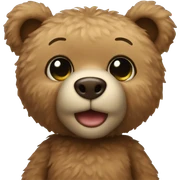 Teddy bear sticker