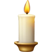 christmas candle sticker