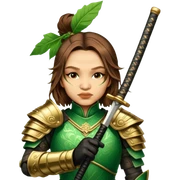 Emerald Samurai sticker