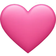 pink heart  sticker