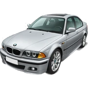 Bmw silver e46 sticker