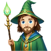 Verdant Wizard sticker