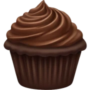 Chocolate cupcake sticker