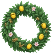 Wreath sticker