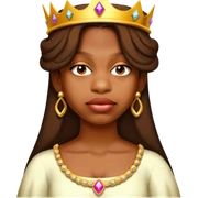 brown skin princess sticker