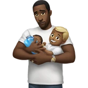 Diddy holding baby oil  sticker