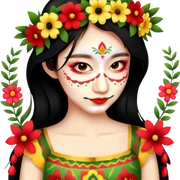 Flower-Crowned Dancer sticker
