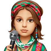 Colorful Singer sticker