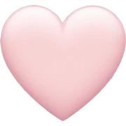Pastel pink heart sticker