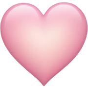 Light pink heart sticker
