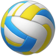 Volley ball sticker