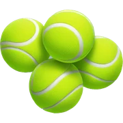 3 tennis balls sticker