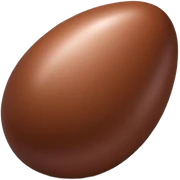 Chocolate egg sticker