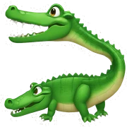 Crocodile  sticker
