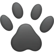 Paw sticker