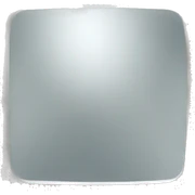 square mirror sticker