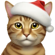 cristmas cat sticker