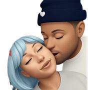 sweet kiss under the stars sticker