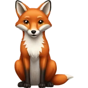 Fox sticker