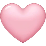 Light pink heart  sticker