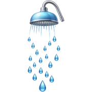 Shower sticker