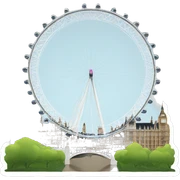 london eye sticker